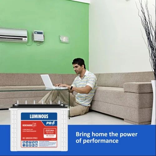 48 Months Warranty Tubular Inverter Battery (220 Ah, RC26000 PRO)